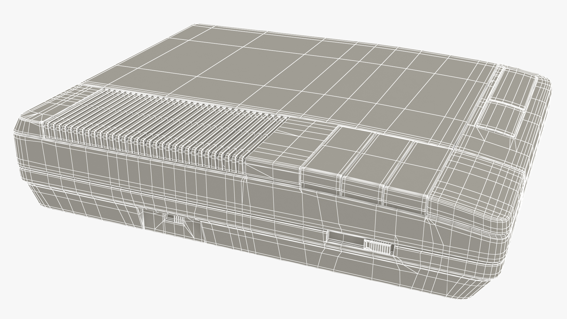 3D Retro Answering Machine model