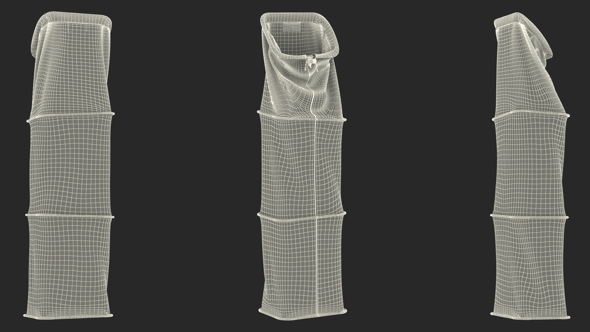 3D Mesh Fishing Cage Unfolded