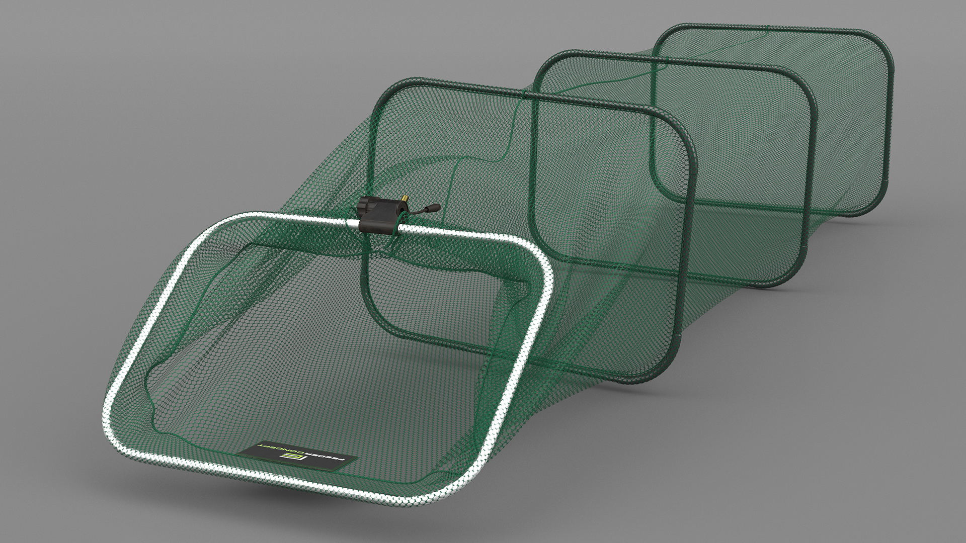 3D Mesh Fishing Cage Unfolded