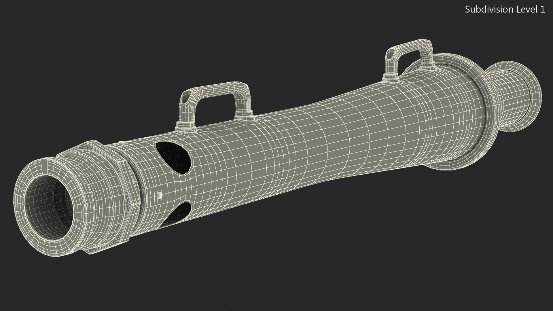 3D model Hi Combat Low Expansion Foam Branchpipes