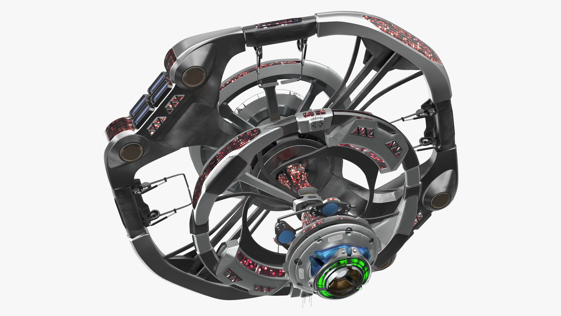 Concept of Space Station 3D model