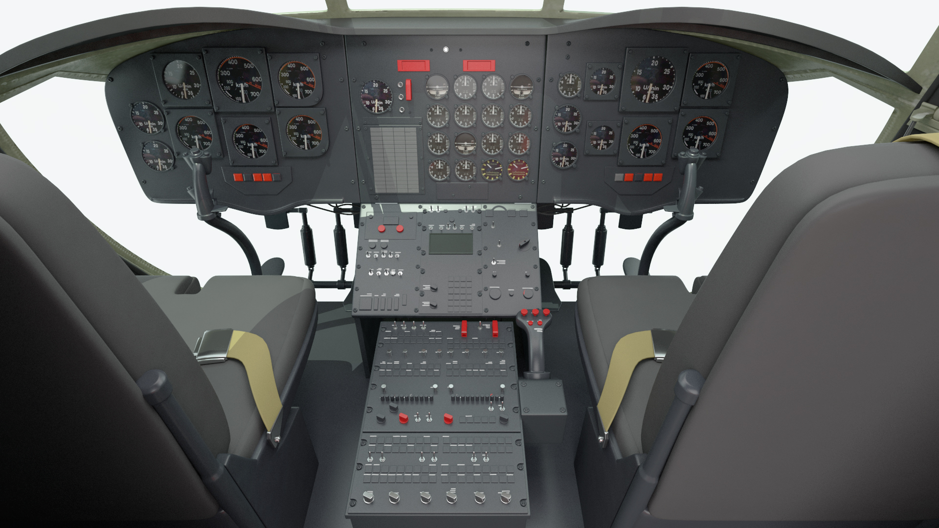 3D US Army Transport Helicopter With Humvee M1151