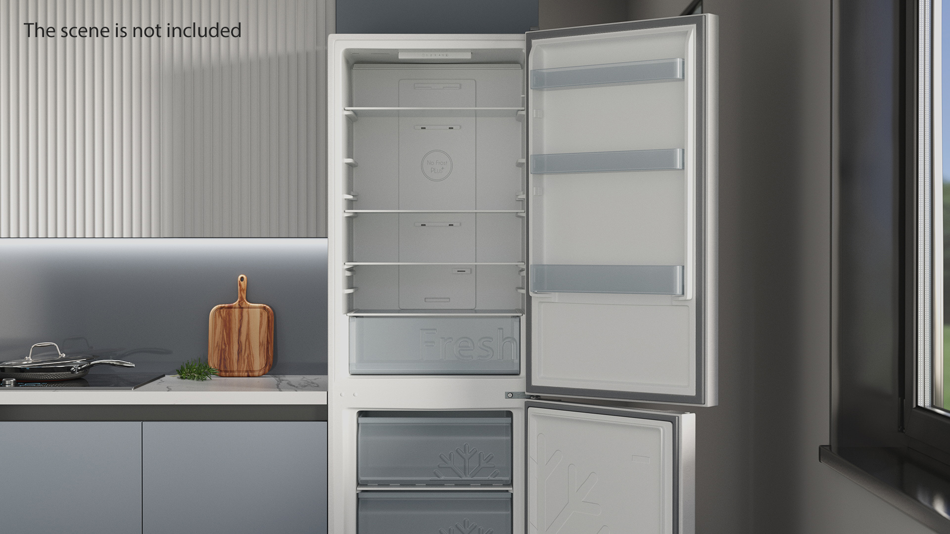 Fridge Candy CCRN 6180S White 3D model