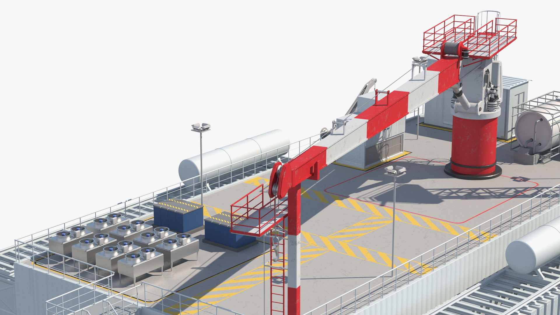 3D Offshore Wind Farm with Turbine