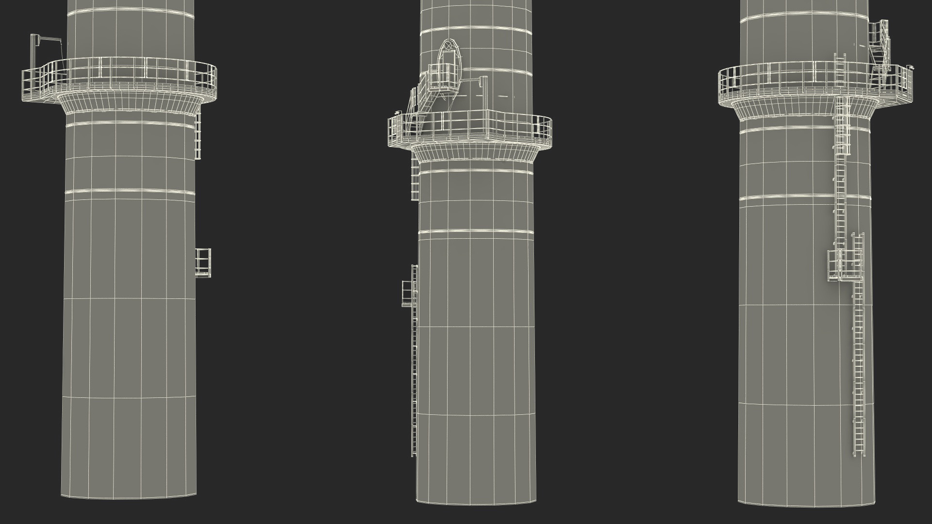 3D Offshore Wind Farm with Turbine