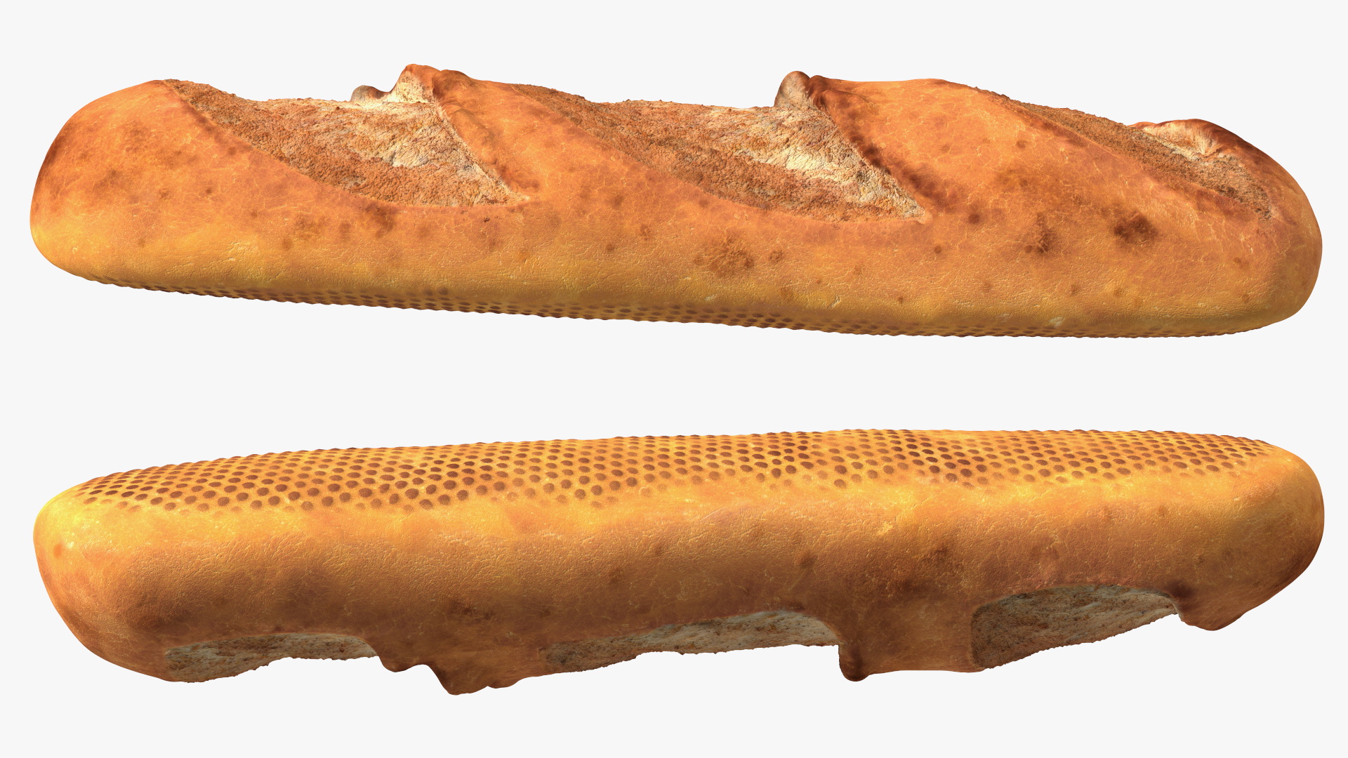 3D model Realistic French Baguette