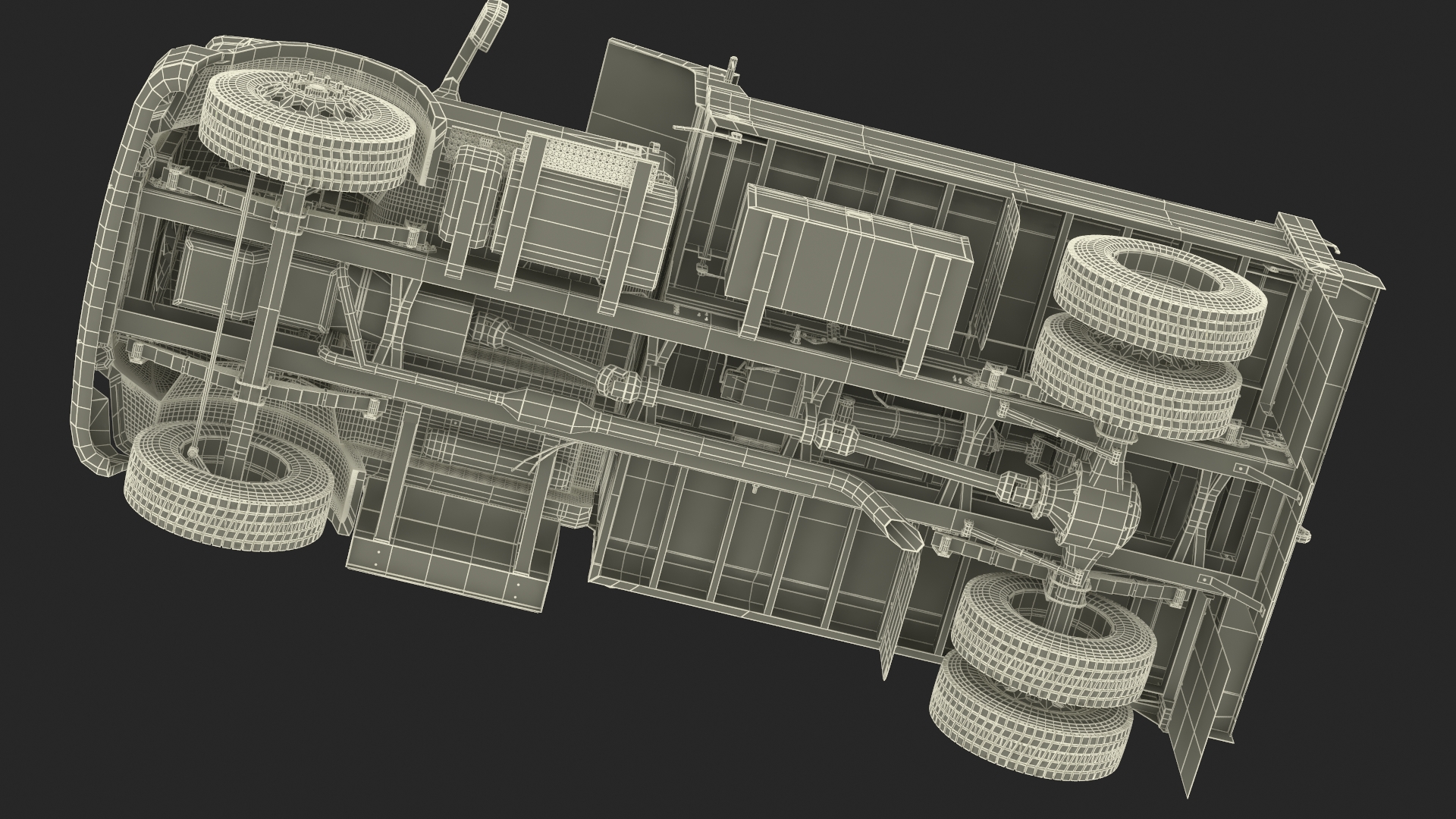 3D Ford F-650 Supertrack