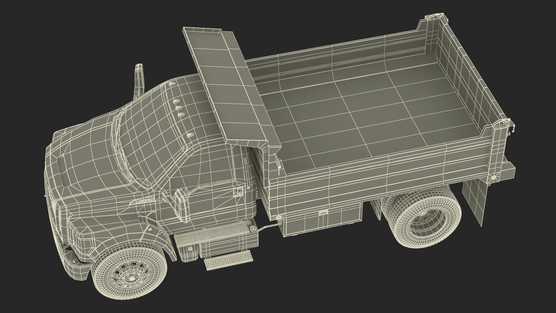 3D Ford F-650 Supertrack