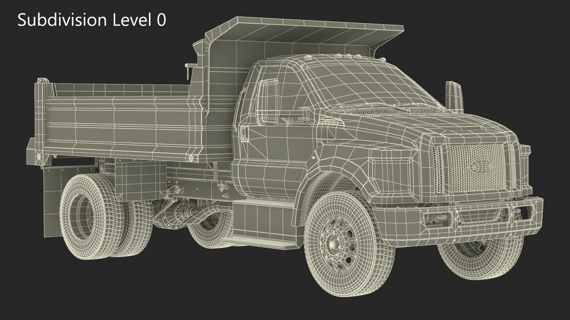 3D Ford F-650 Supertrack