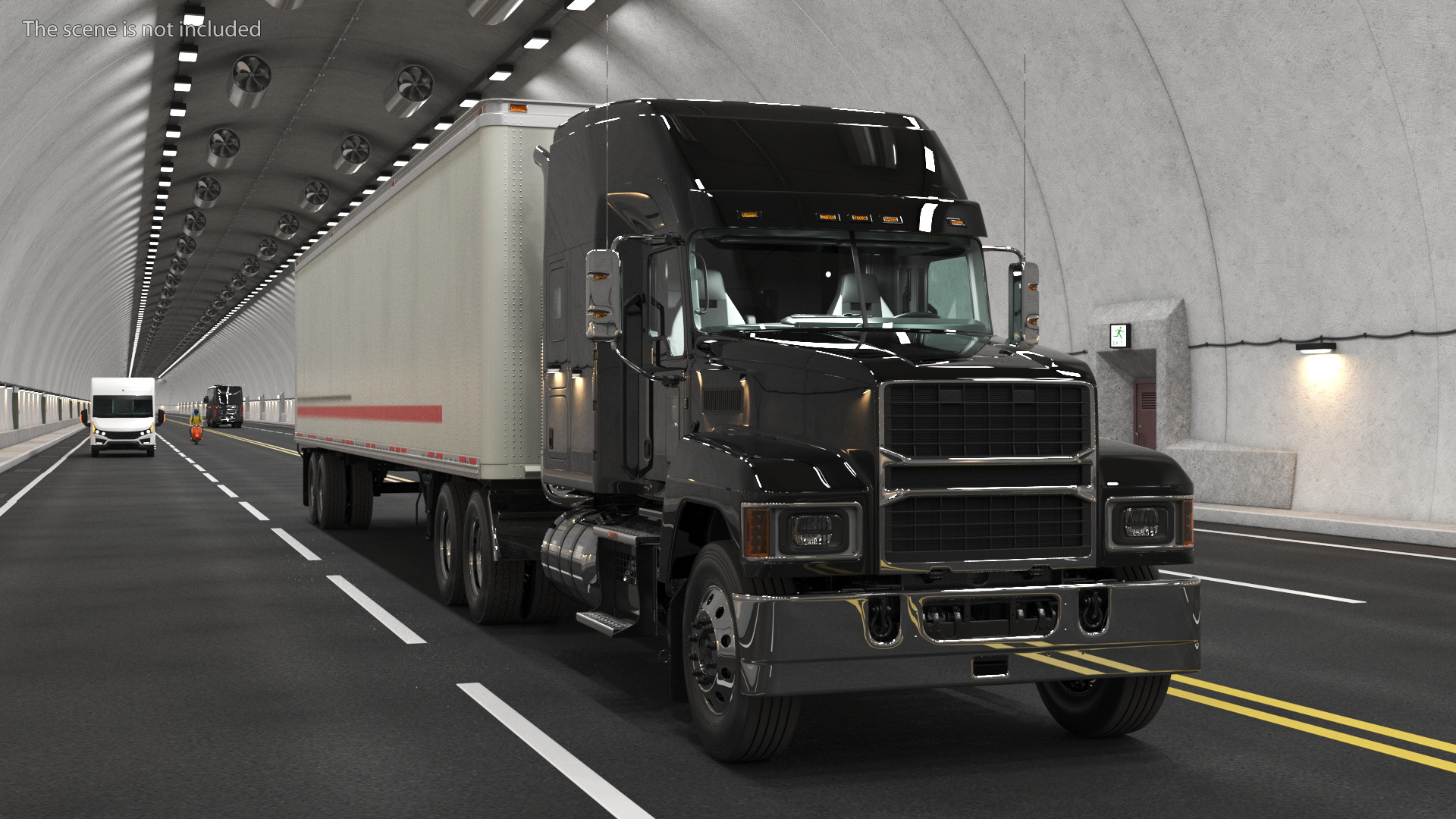 3D Pinnacle 2025 Truck and Semi Trailer