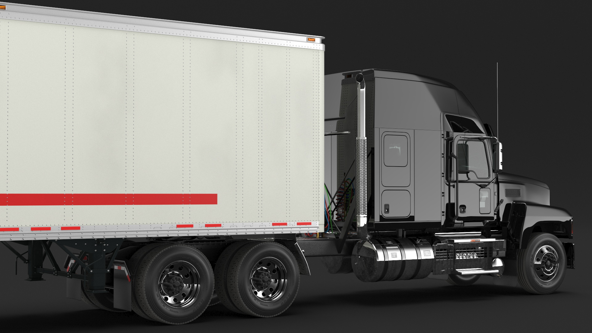 3D Pinnacle 2025 Truck and Semi Trailer