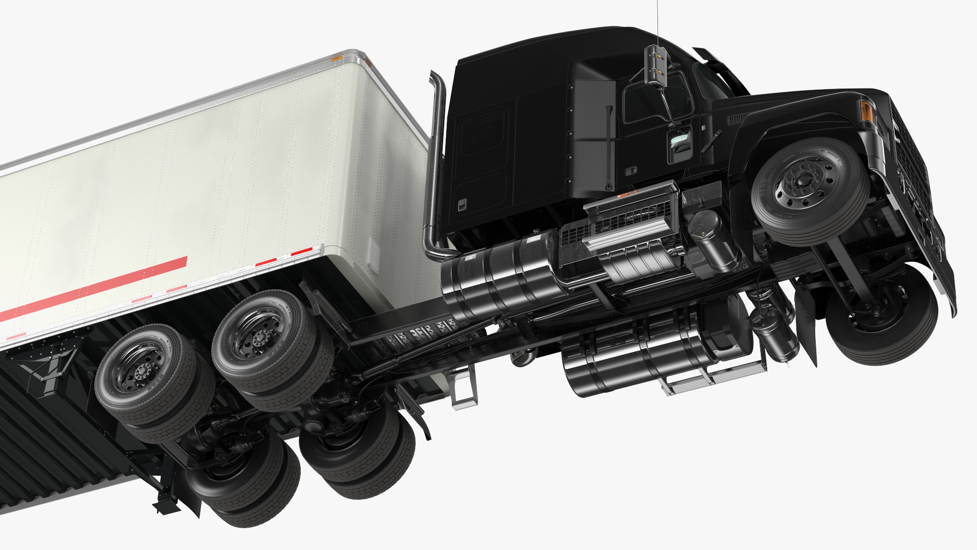 3D Pinnacle 2025 Truck and Semi Trailer