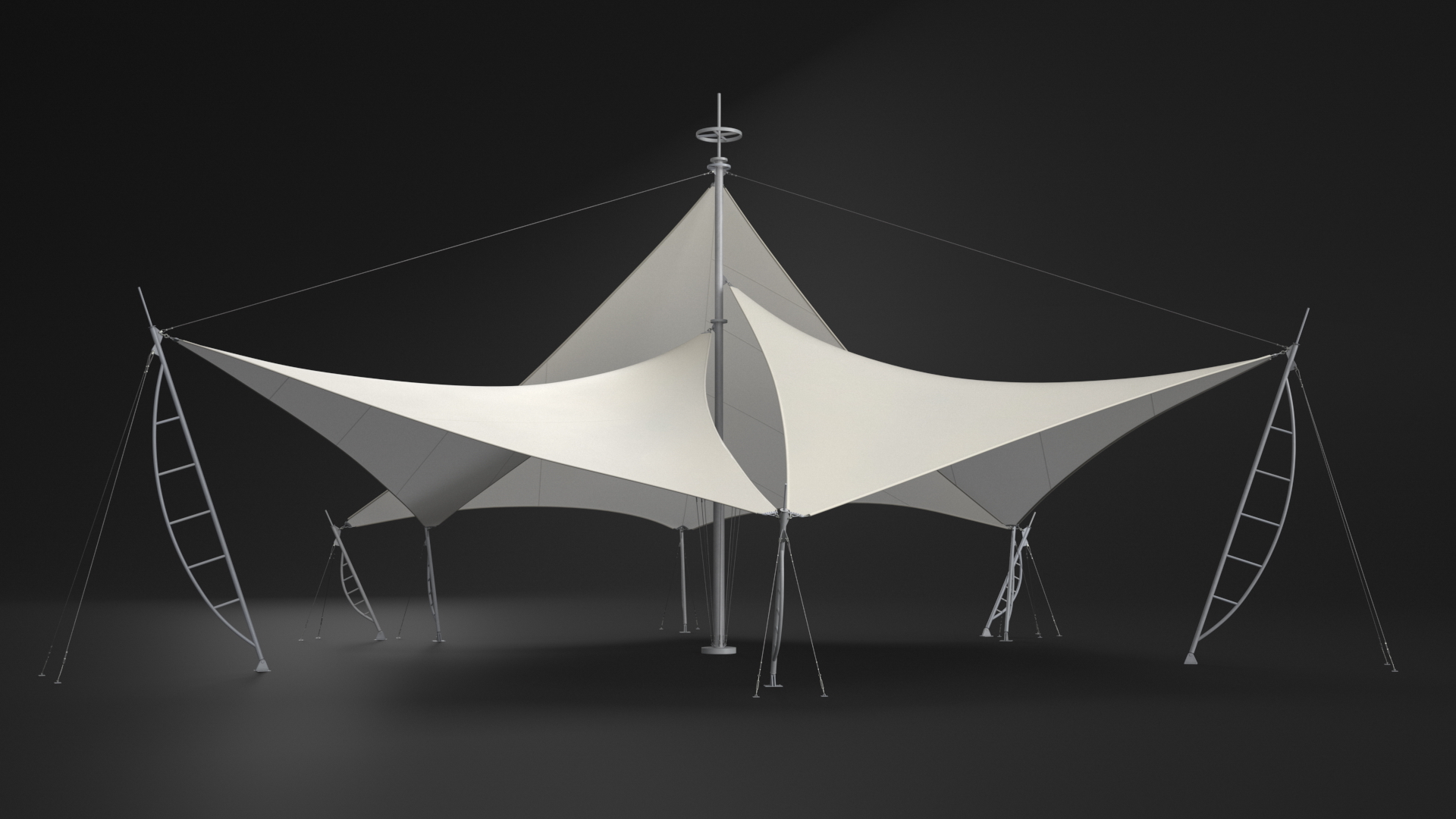 Tent Pavilions 3D model