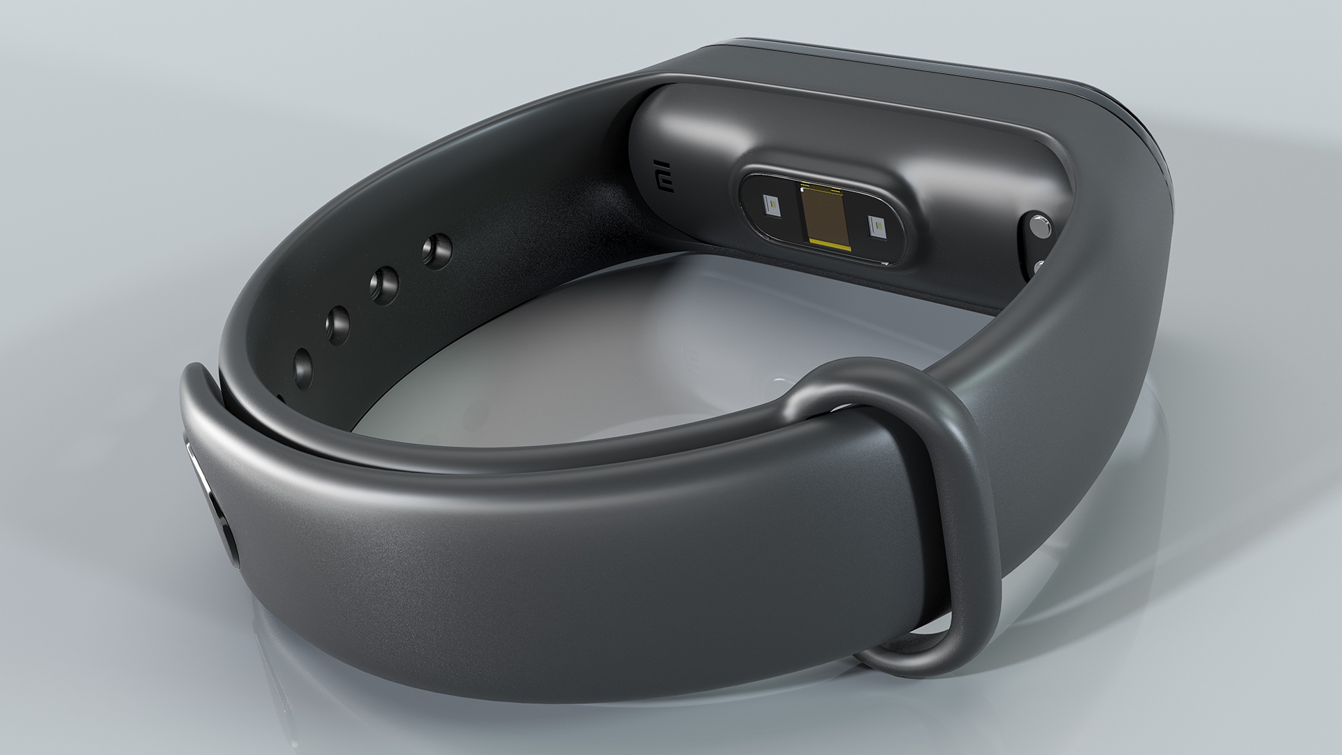 3D Xiaomi Mi Smart Band 4 Fitness Tracker model