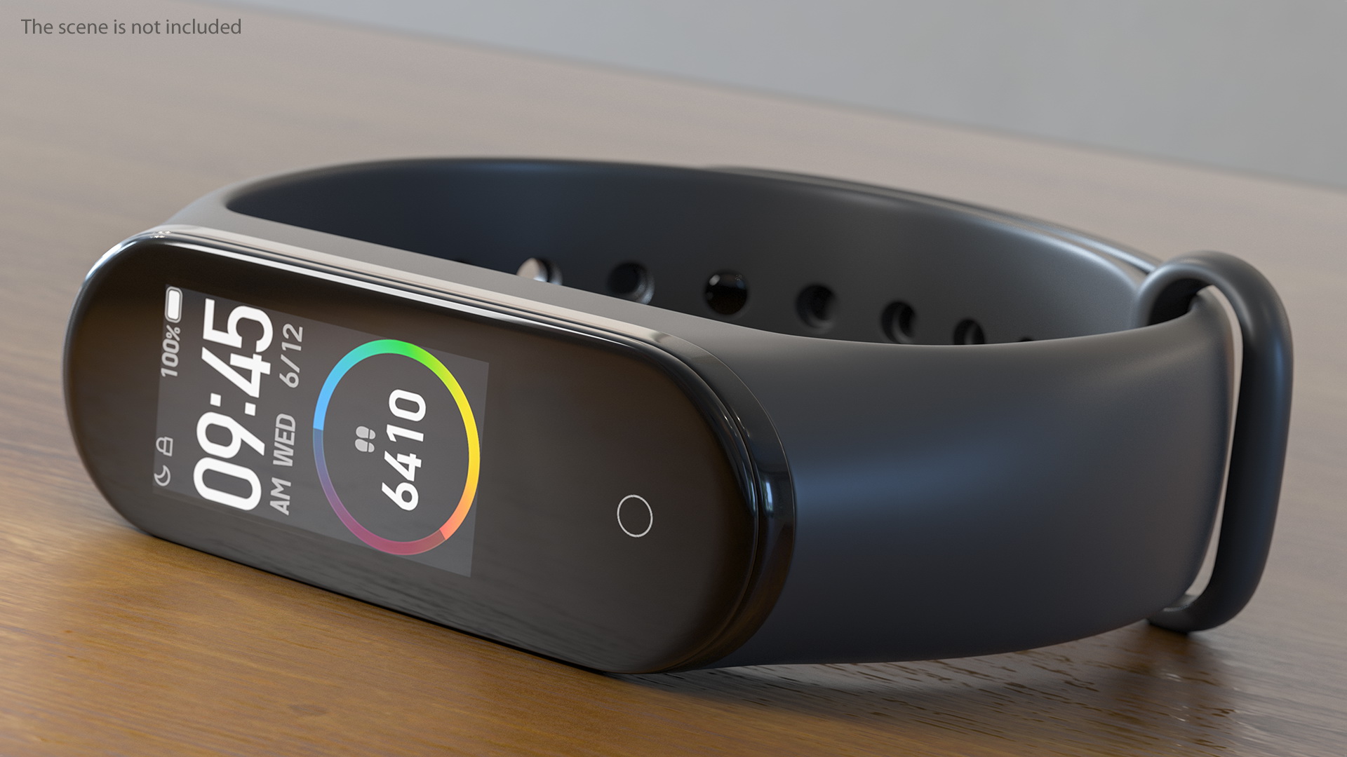 3D Xiaomi Mi Smart Band 4 Fitness Tracker model