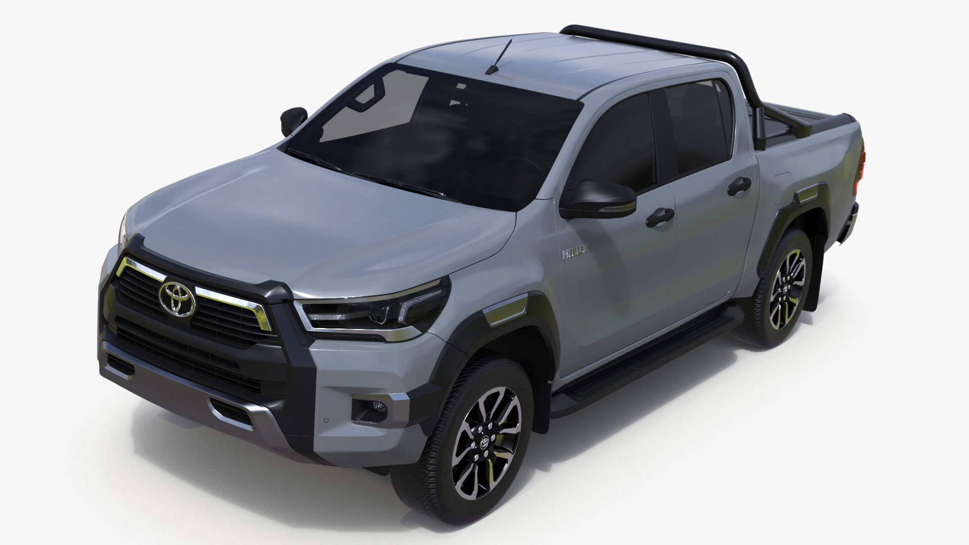 Toyota Hilux 2022 Grey 3D