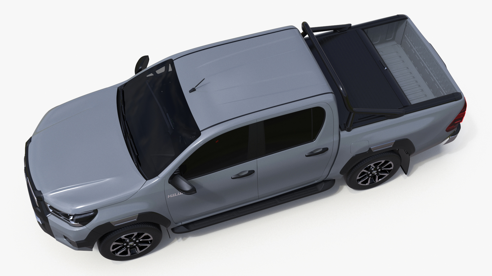 Toyota Hilux 2022 Grey 3D