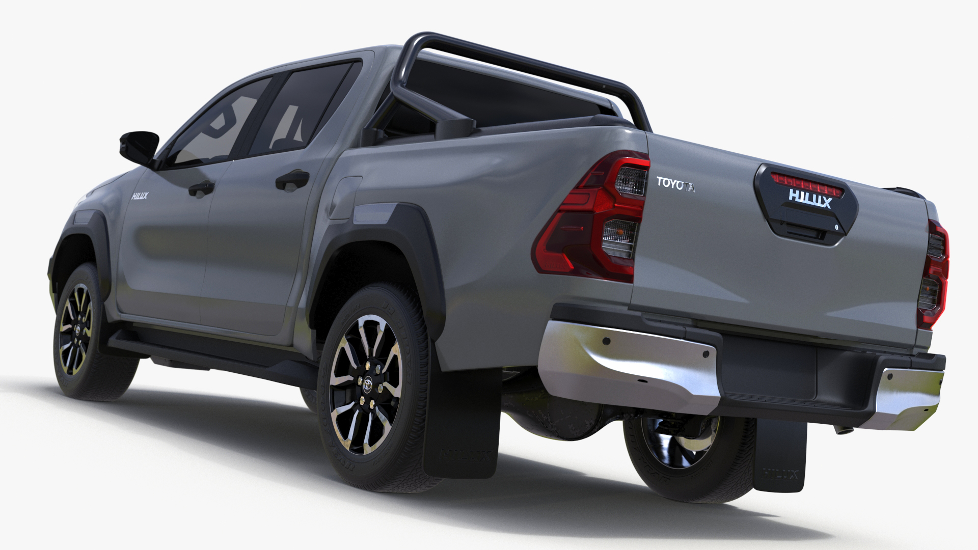 Toyota Hilux 2022 Grey 3D