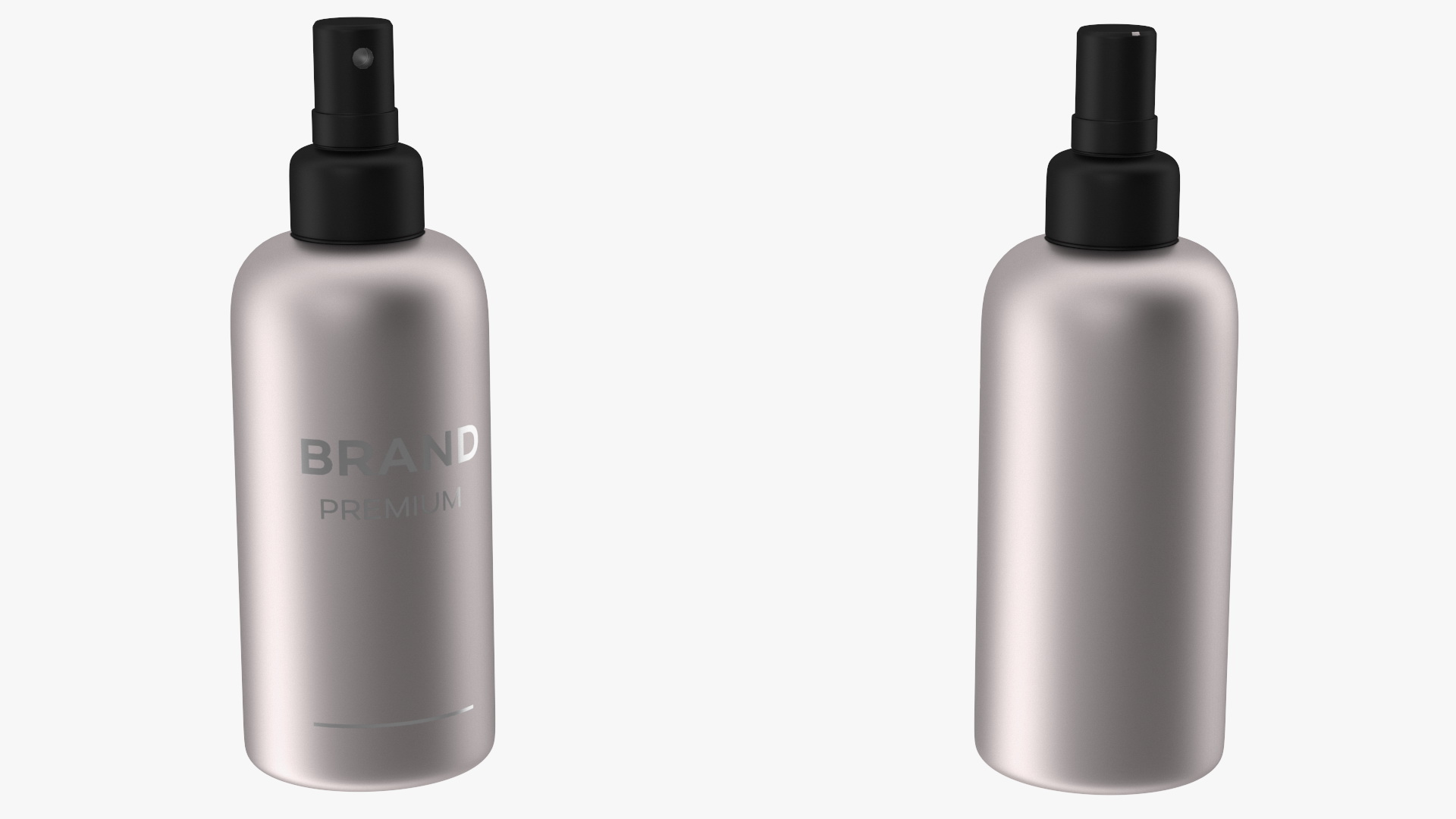 Black Cosmetic Spray Bottle 3D