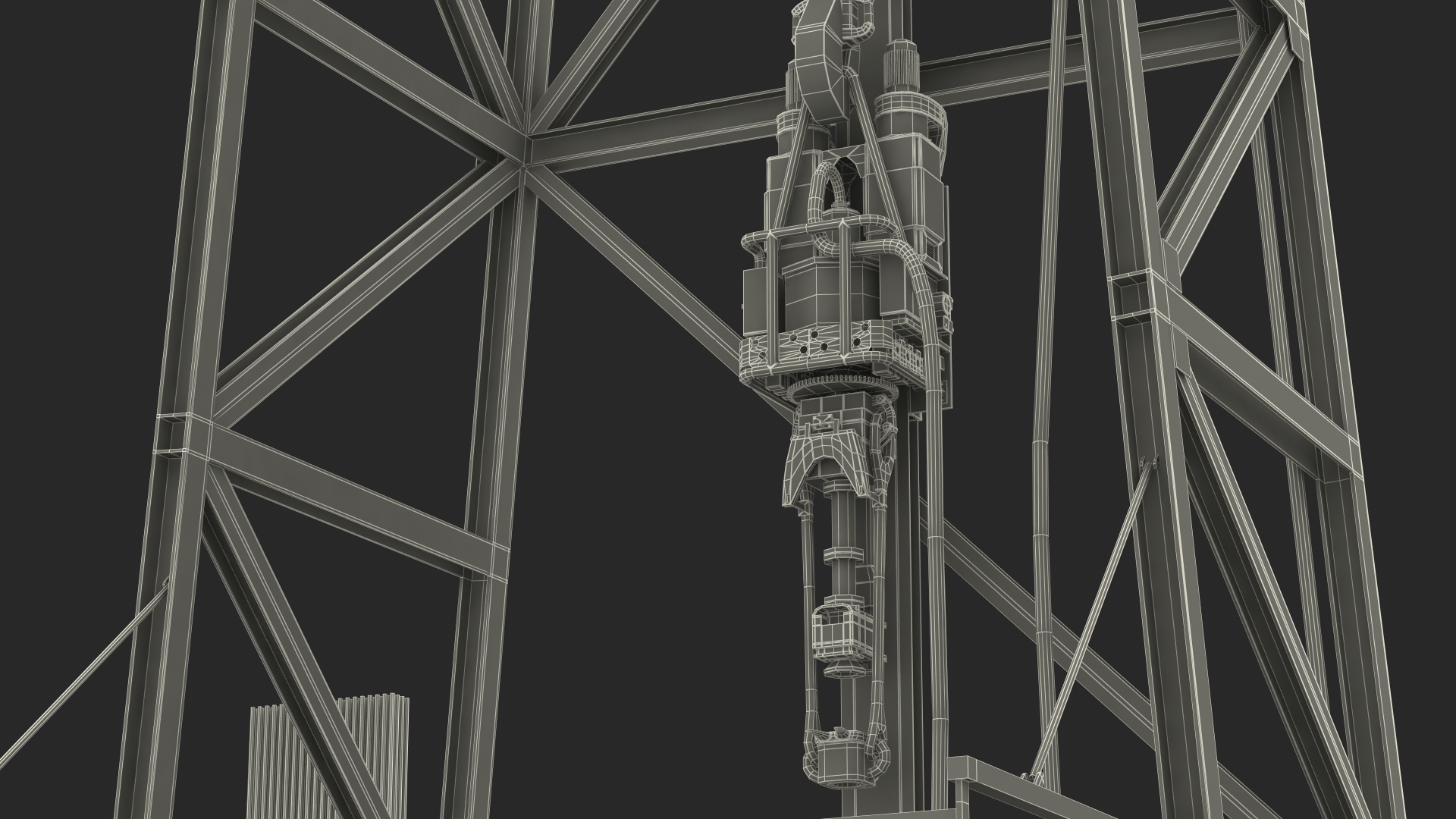 Uralmash ARKTIKA Drilling Rig 3D model