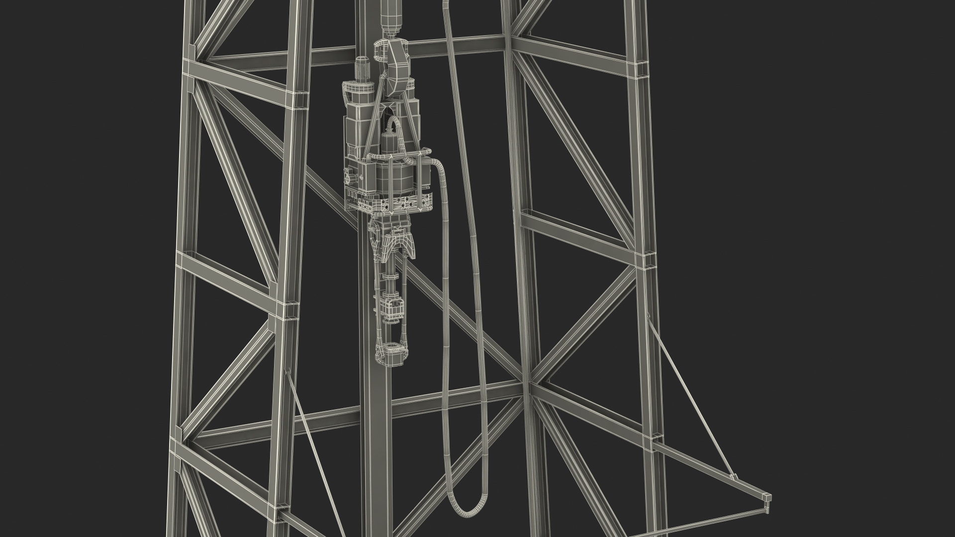 Uralmash ARKTIKA Drilling Rig 3D model