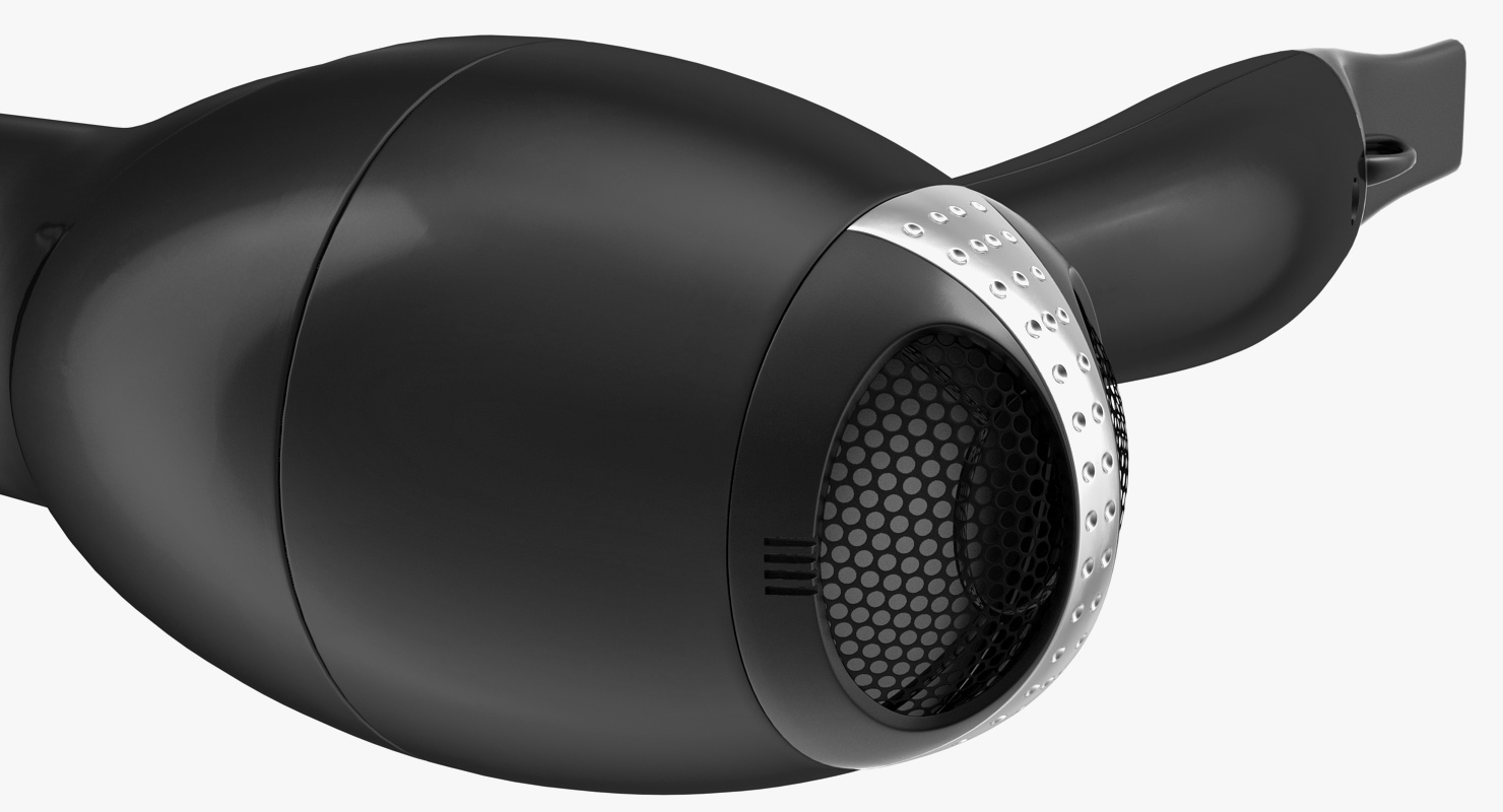 Hair Dryer with Nozzle 3D