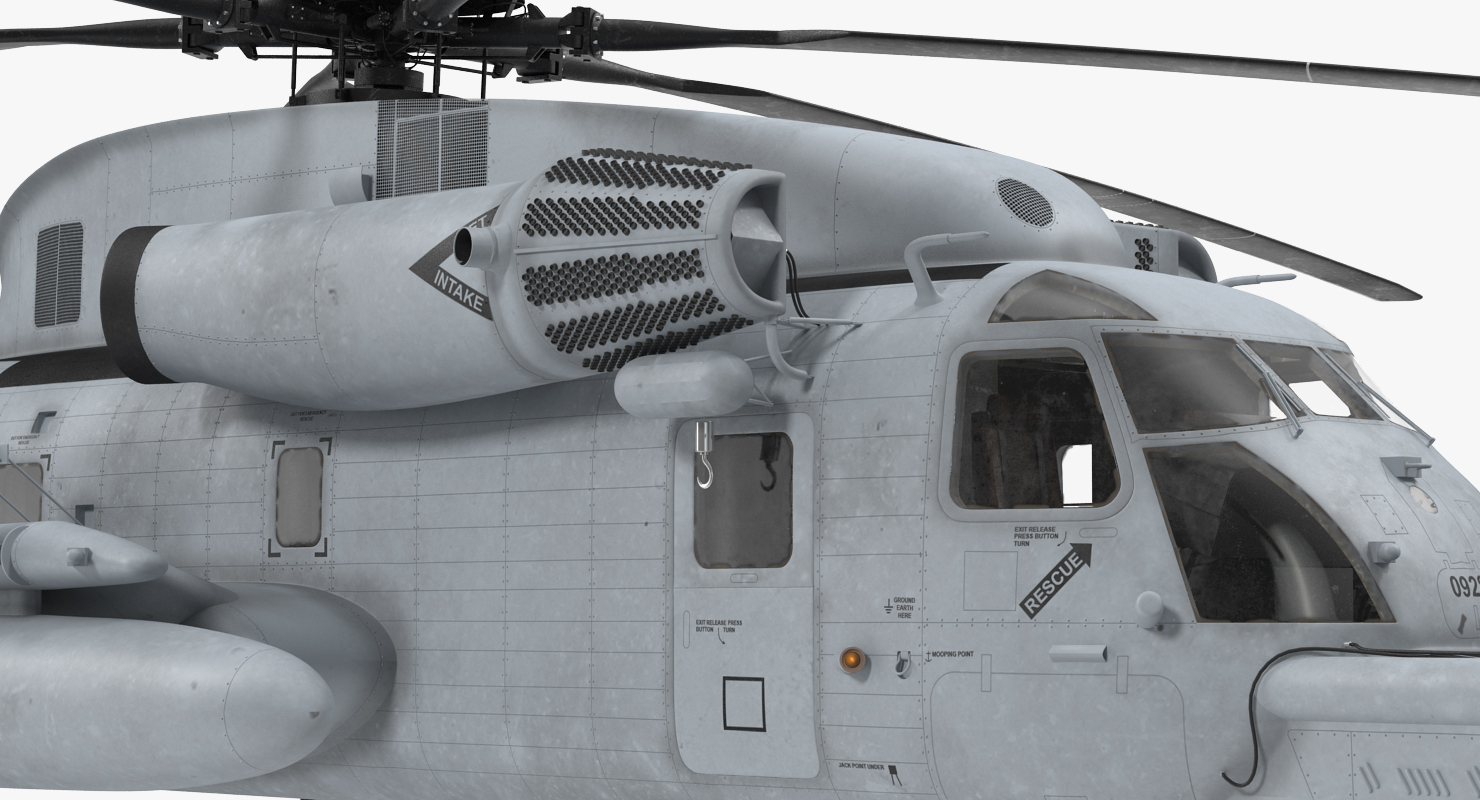 3D model Sikorsky MH 53 Pave Low Usaf Rigged