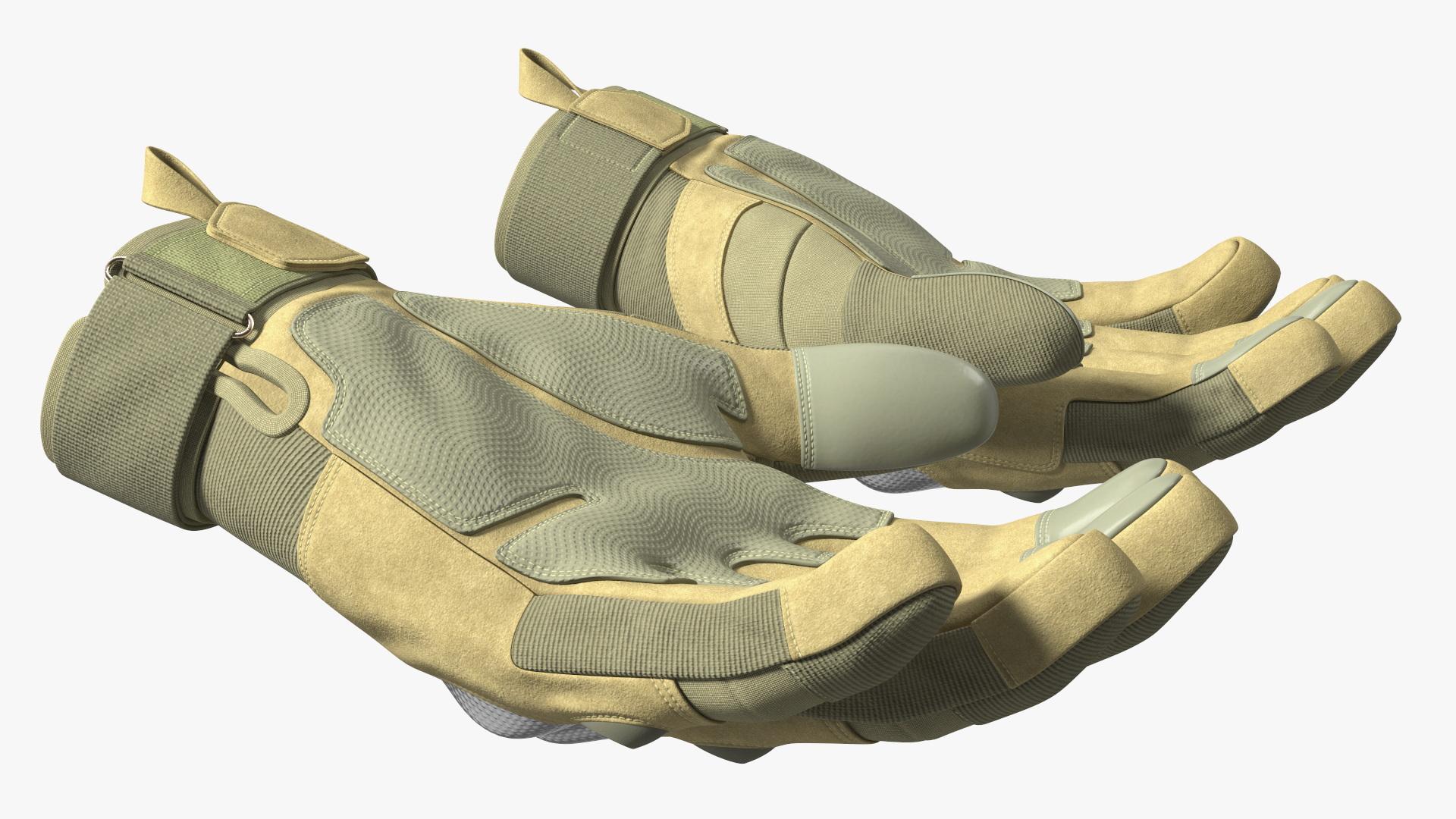 3D Military Gloves Khaki