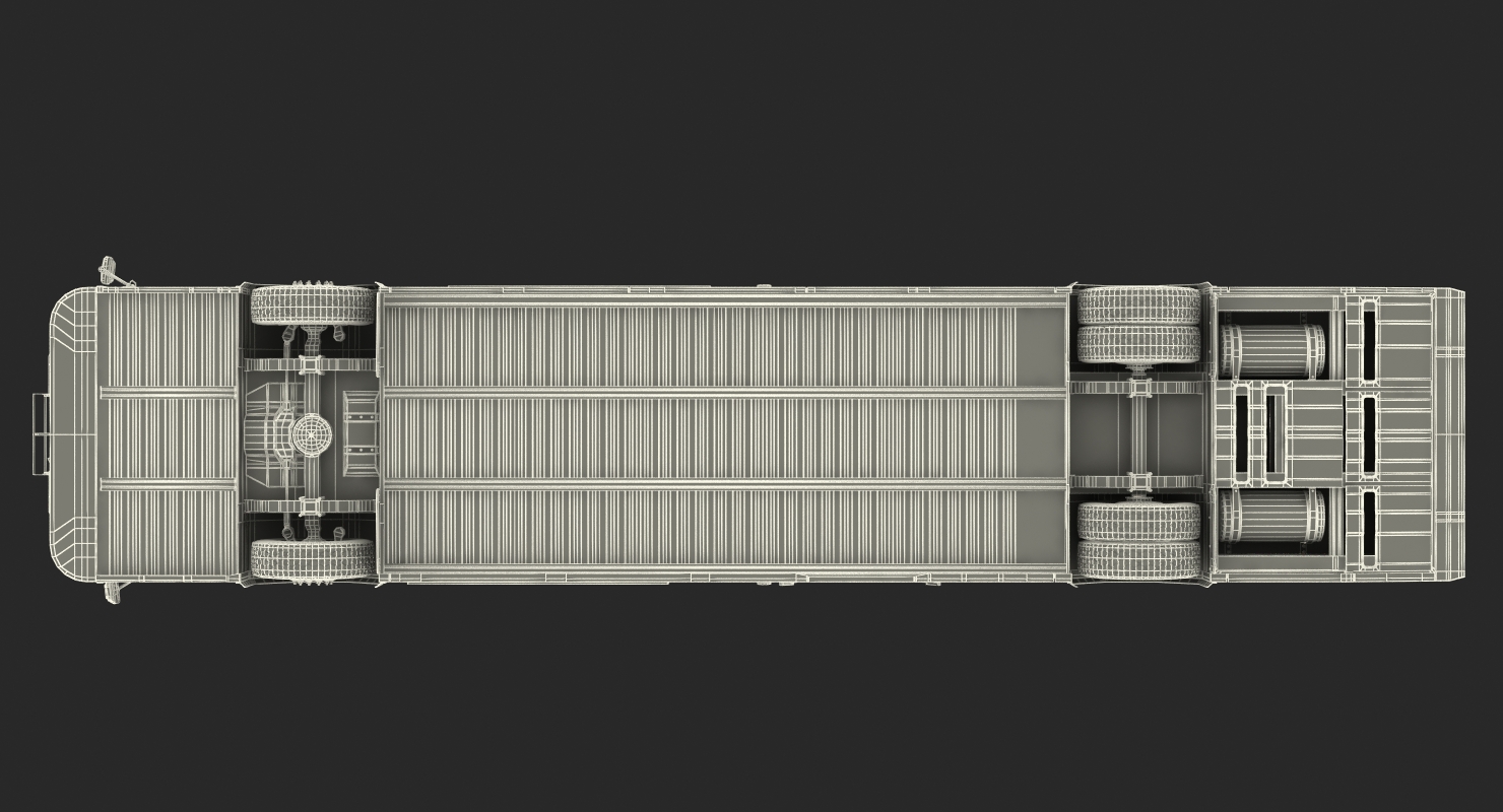 Gillig Low Floor Hybrid Bus Intercity Transit Rigged 3D