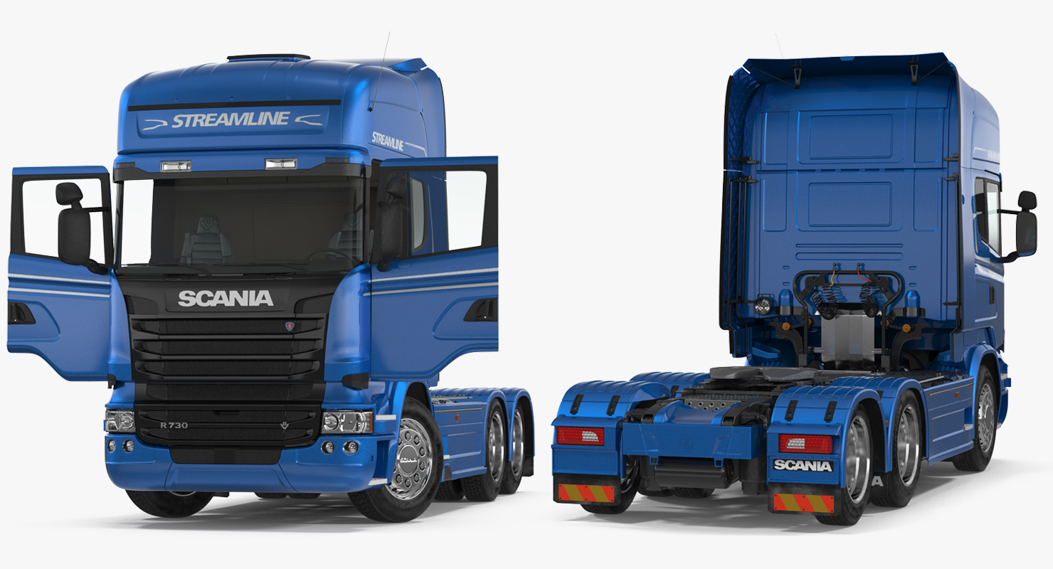 3D model Scania Streamline Truck Rigged