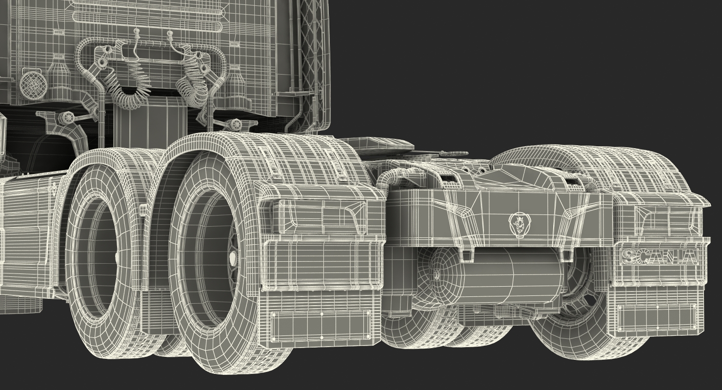 3D model Scania Streamline Truck Rigged