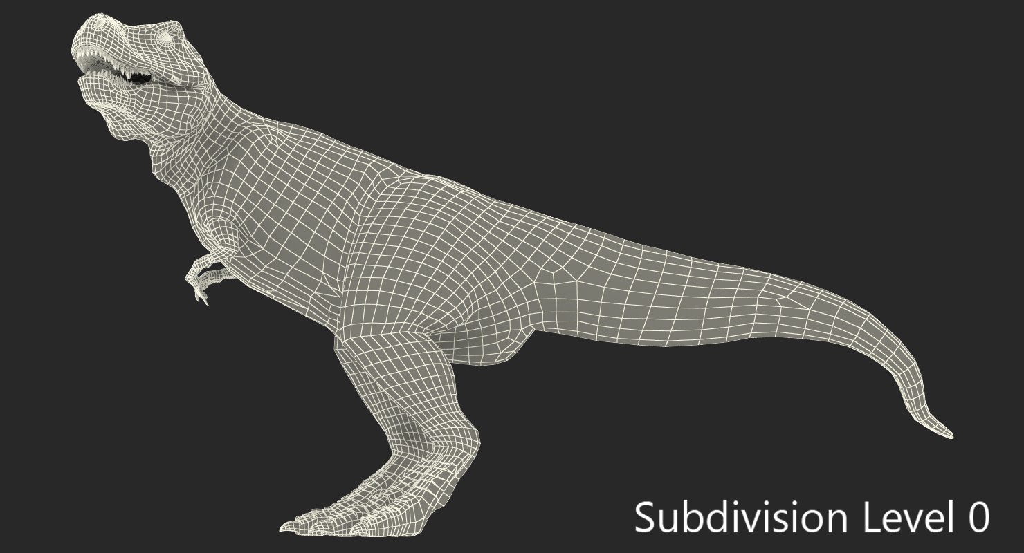 3D Tyrannosaurus Rex Standing