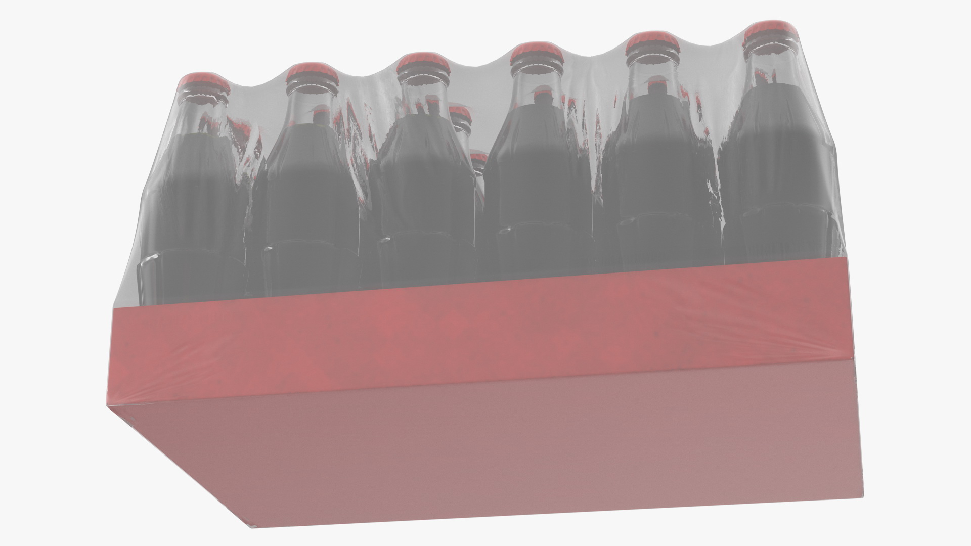 3D model 24 Soda Glass Bottle Case