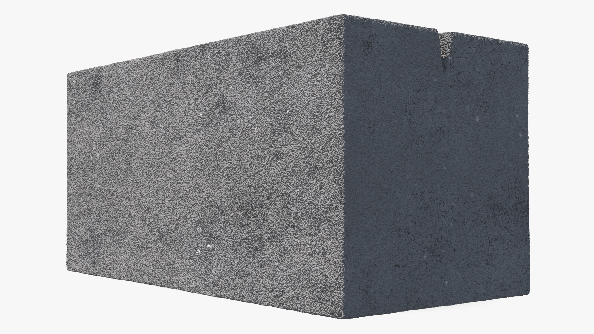 Expanded Clay Concrete Block 2 Channels 3D model