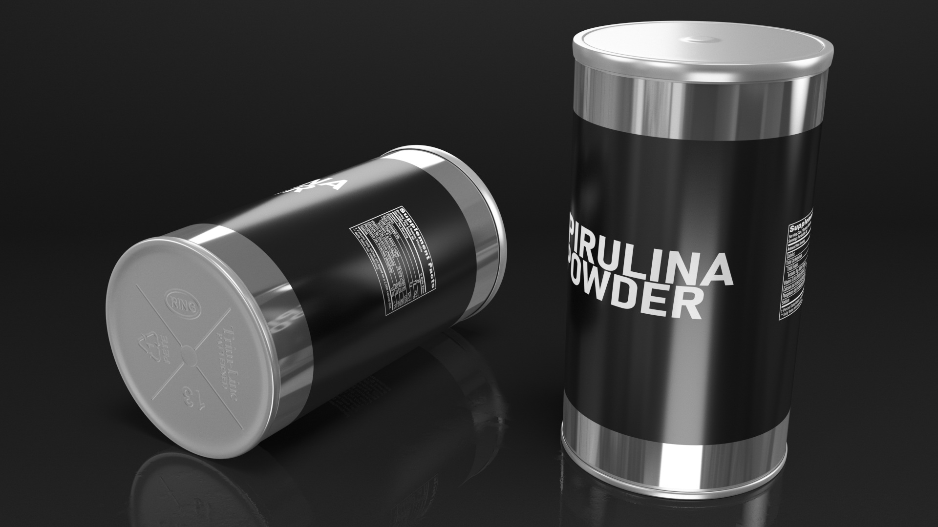 3D model Spirulina Powder Jar