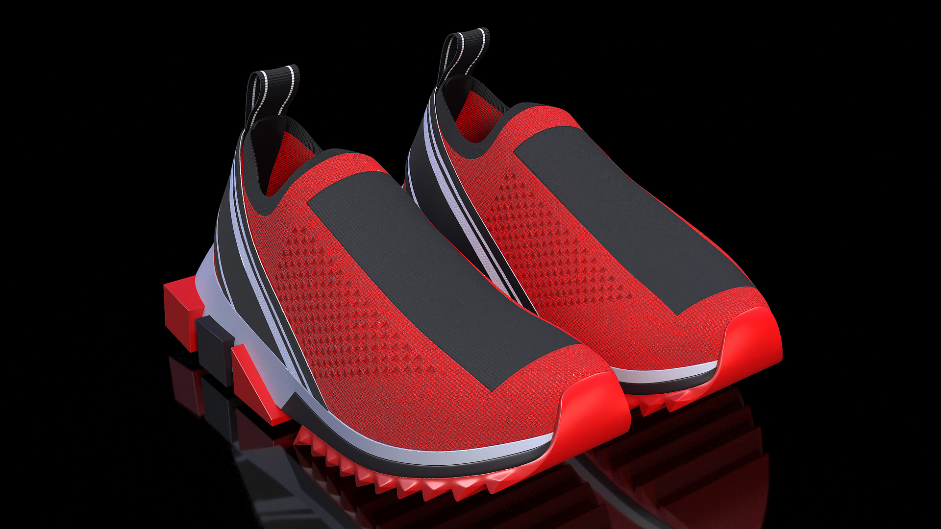 Sneakers Red 3D