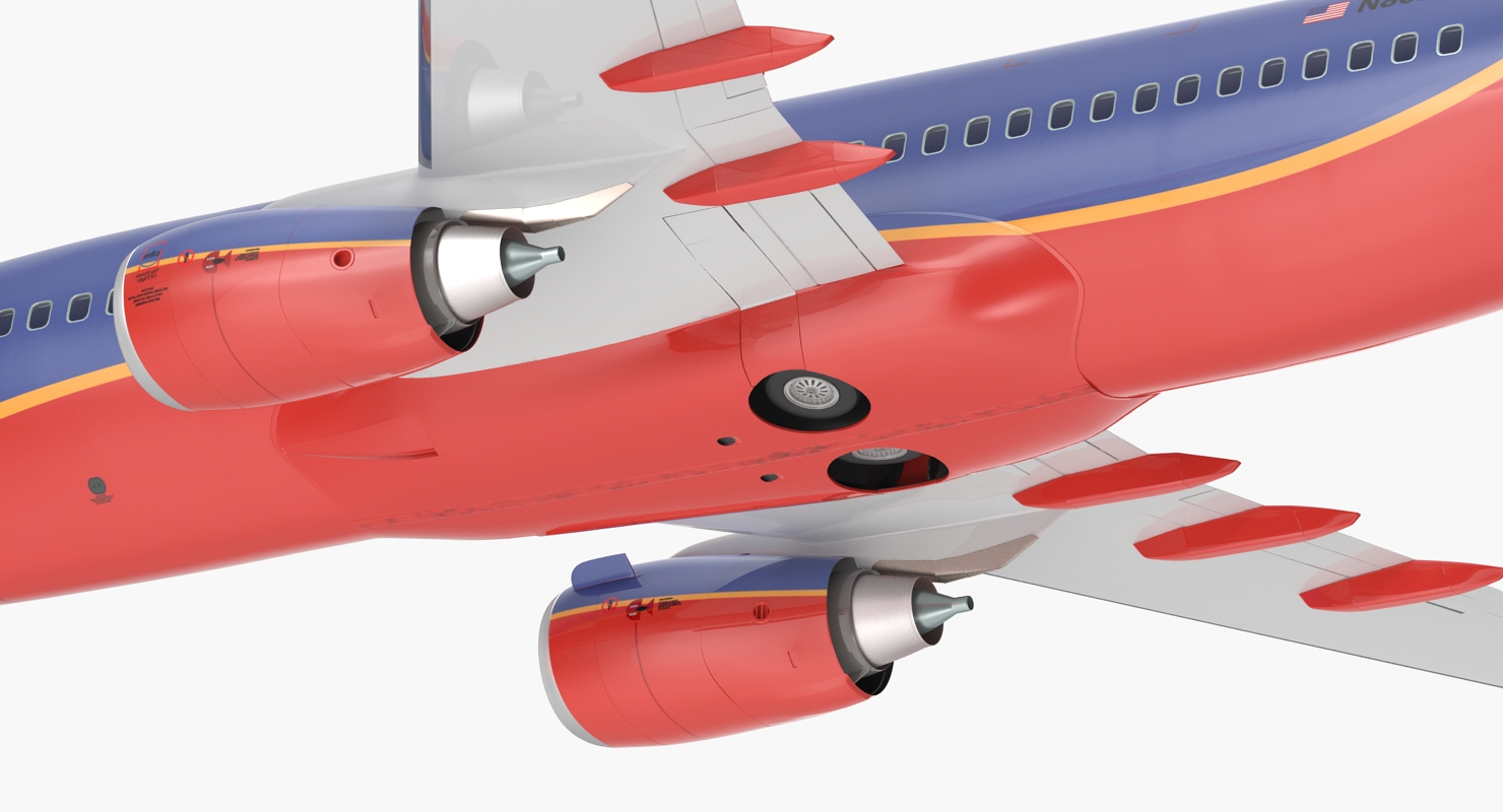 3D Boeing 737 700 Southwest Airlines model