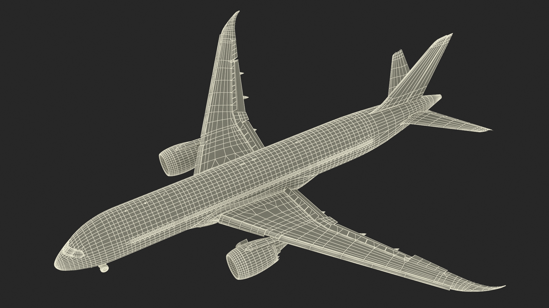 Air India Boeing 787-8 Dreamliner Aircraft 3D