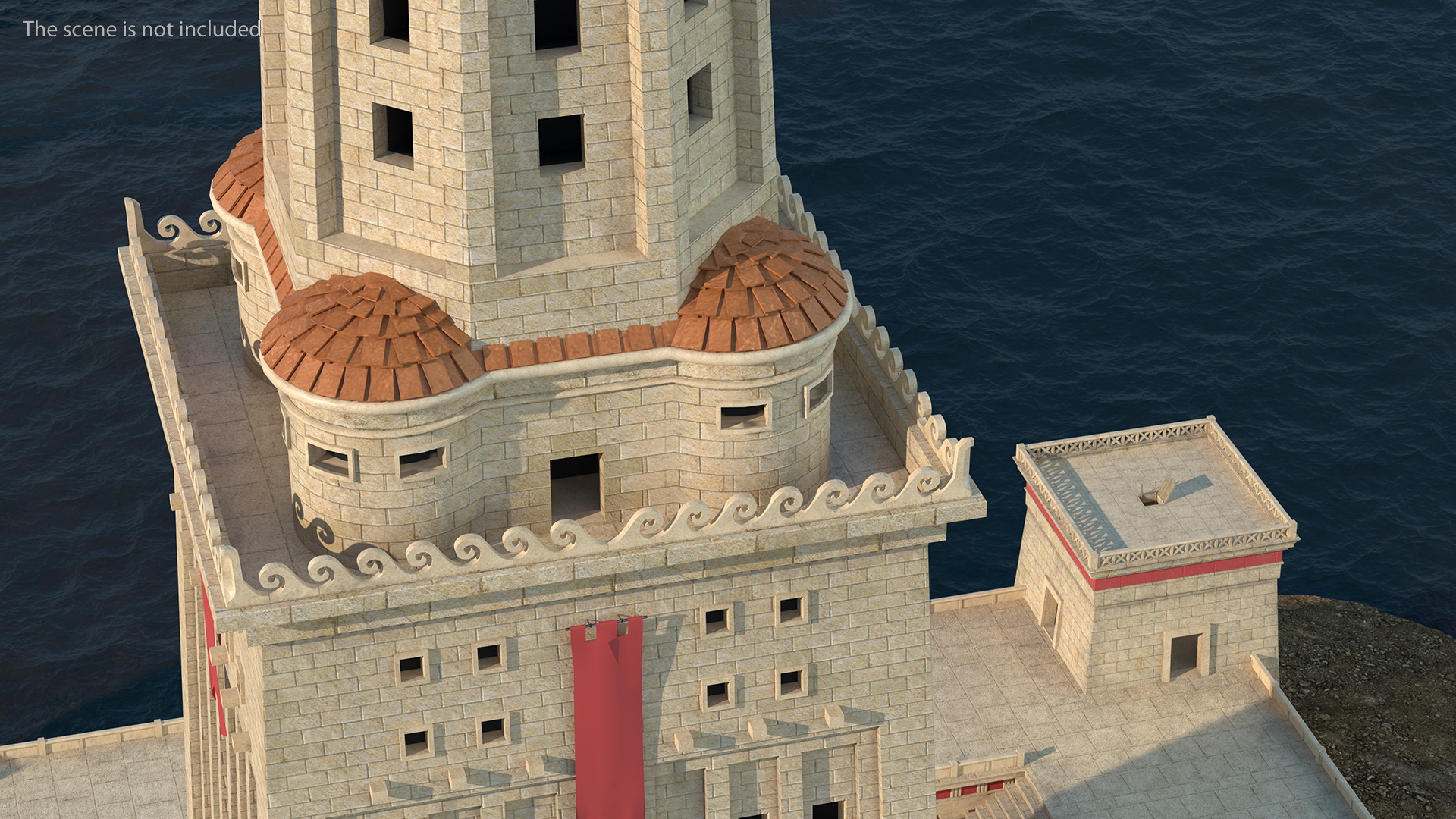 3D model Lighthouse of Alexandria Tower