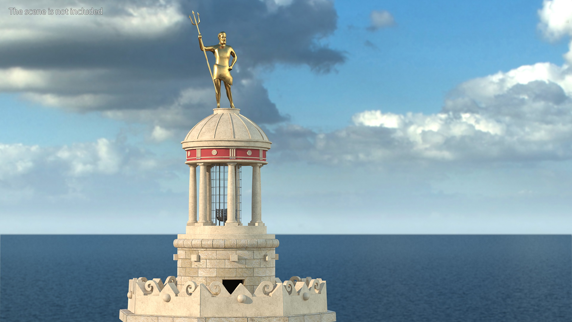 3D model Lighthouse of Alexandria Tower