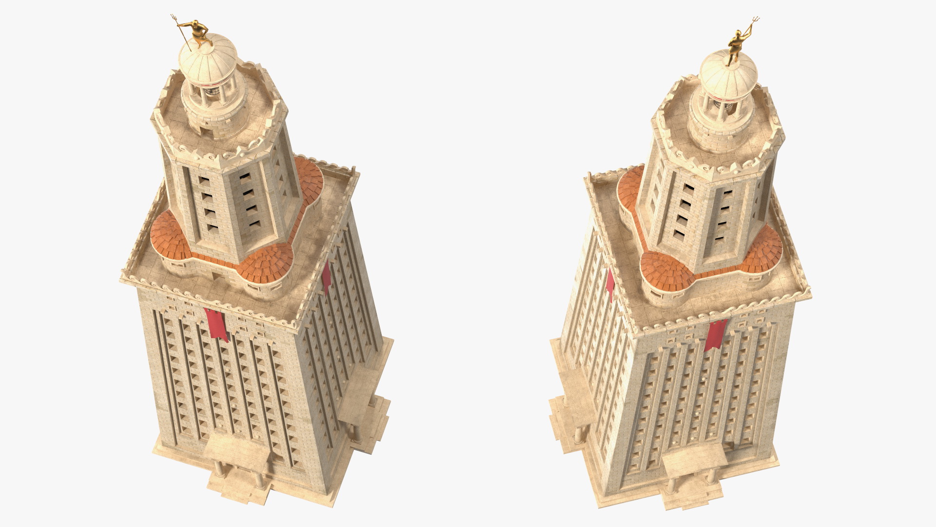 3D model Lighthouse of Alexandria Tower