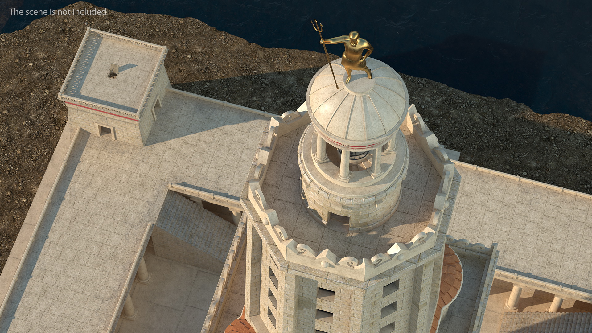 3D model Lighthouse of Alexandria Tower