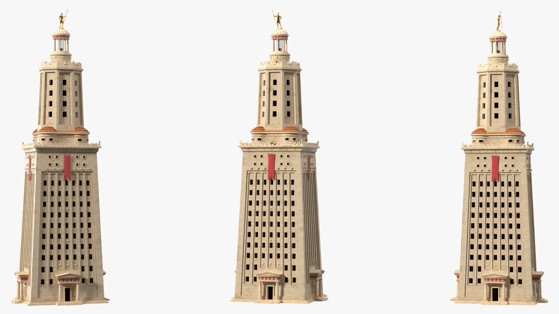 3D model Lighthouse of Alexandria Tower