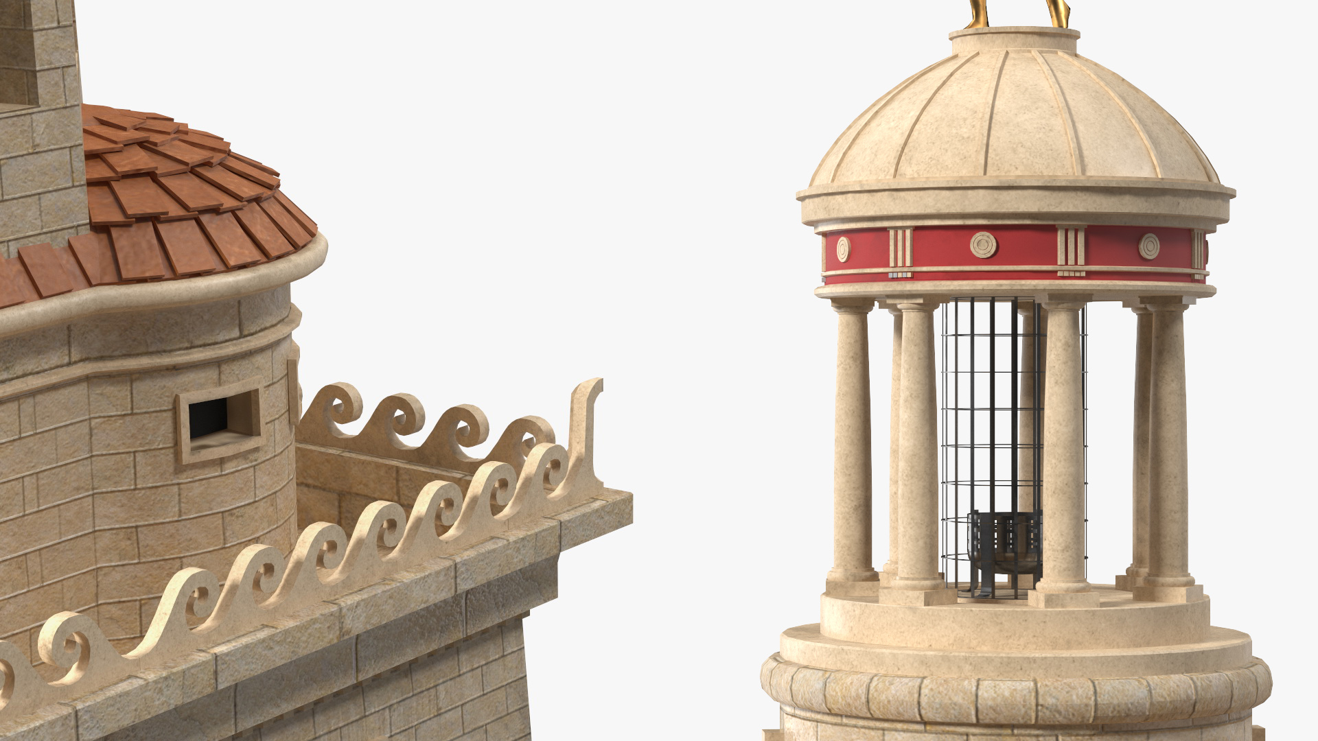 3D model Lighthouse of Alexandria Tower