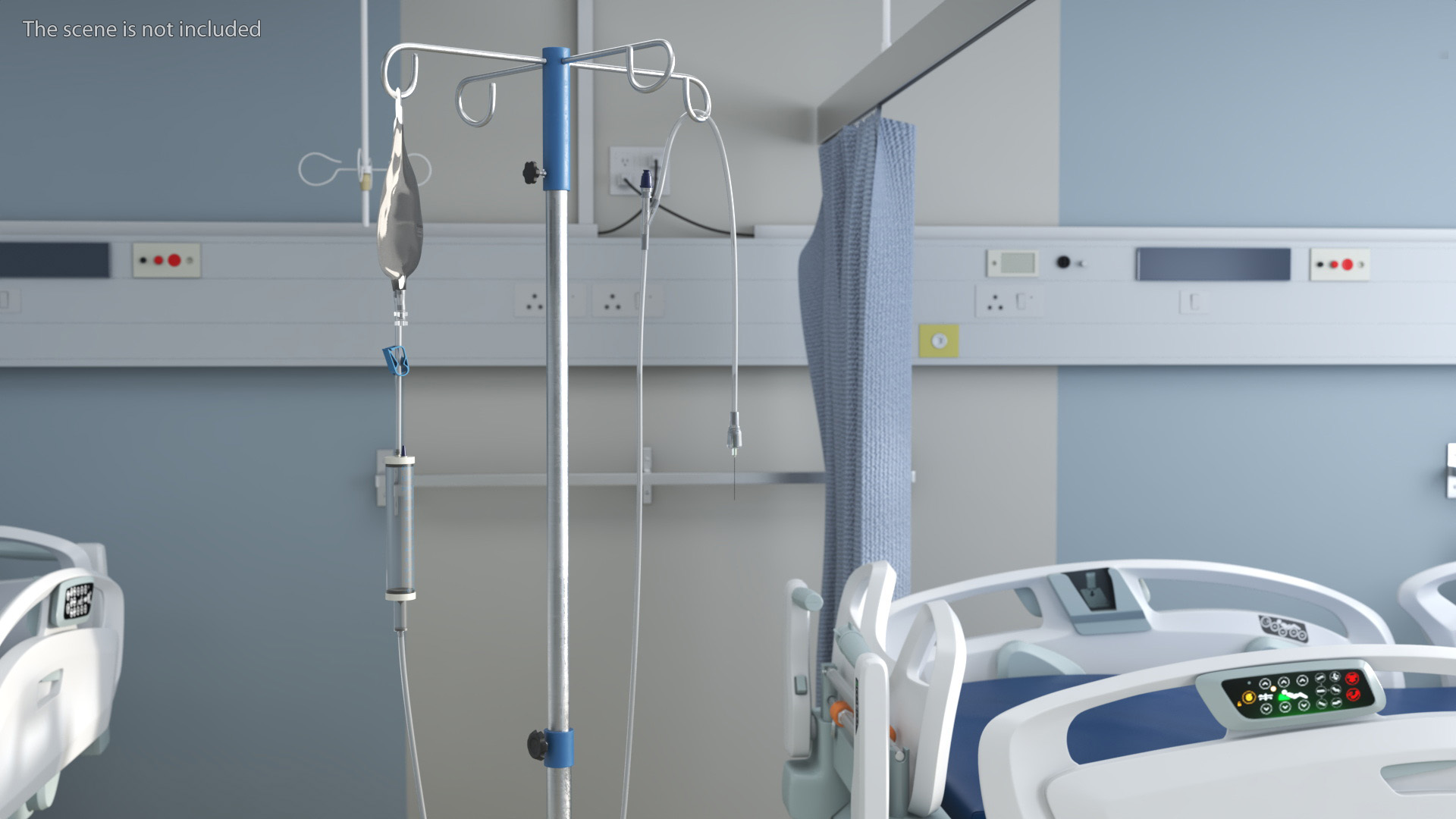 Medical Infusion Stand 3D