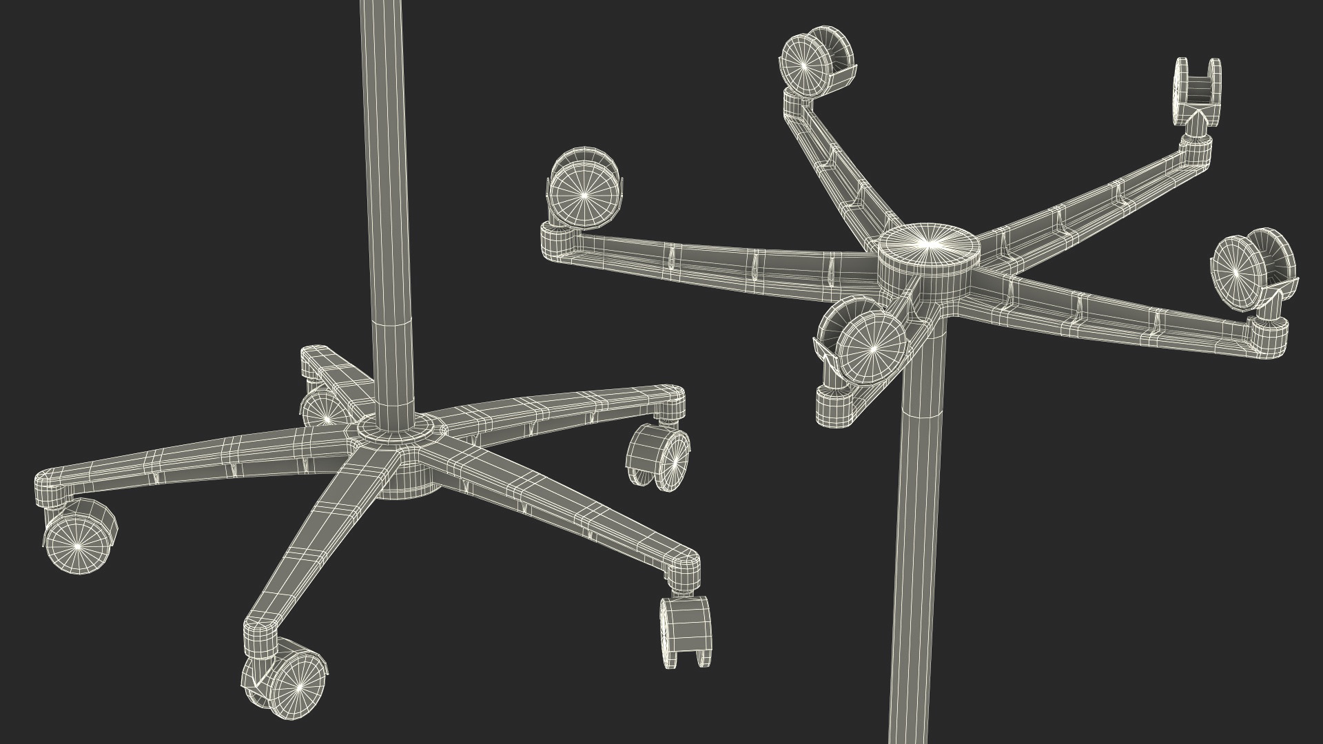 Medical Infusion Stand 3D