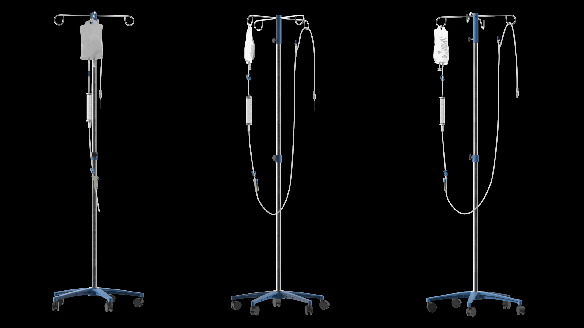 Medical Infusion Stand 3D