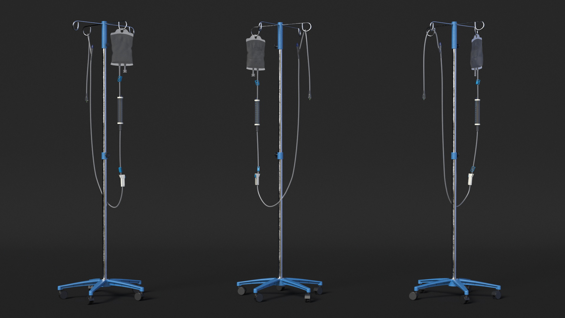 Medical Infusion Stand 3D