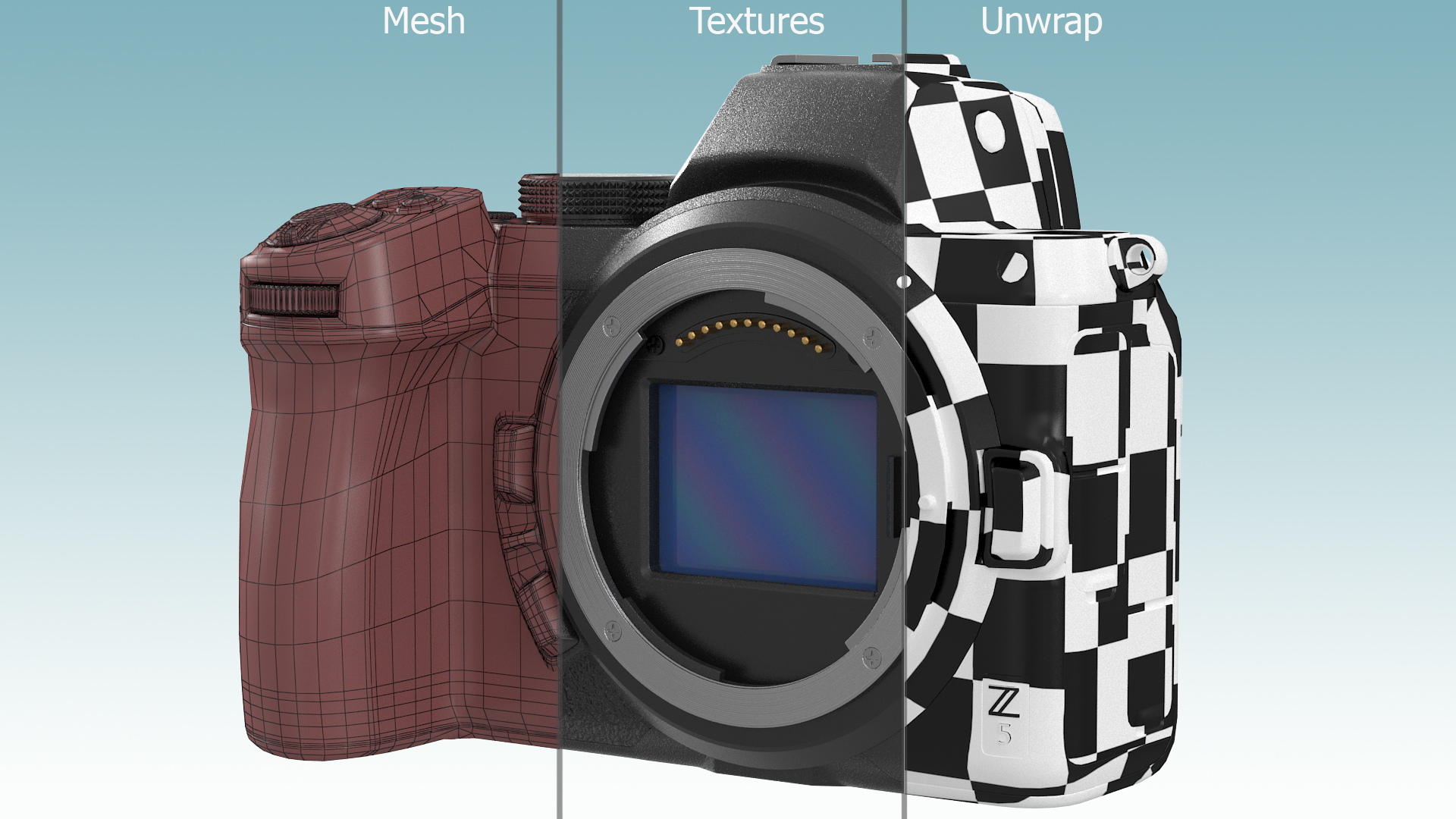 Digital Camera Body 3D model