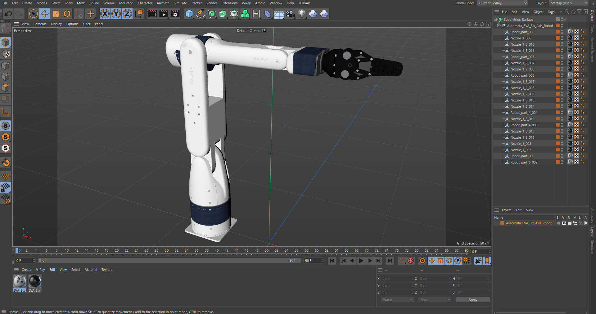 Automata EVA Six Axis Robot 3D